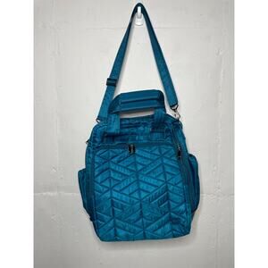 Lug Ranger XL Overnight Tote Bag Blue Seashells Coral